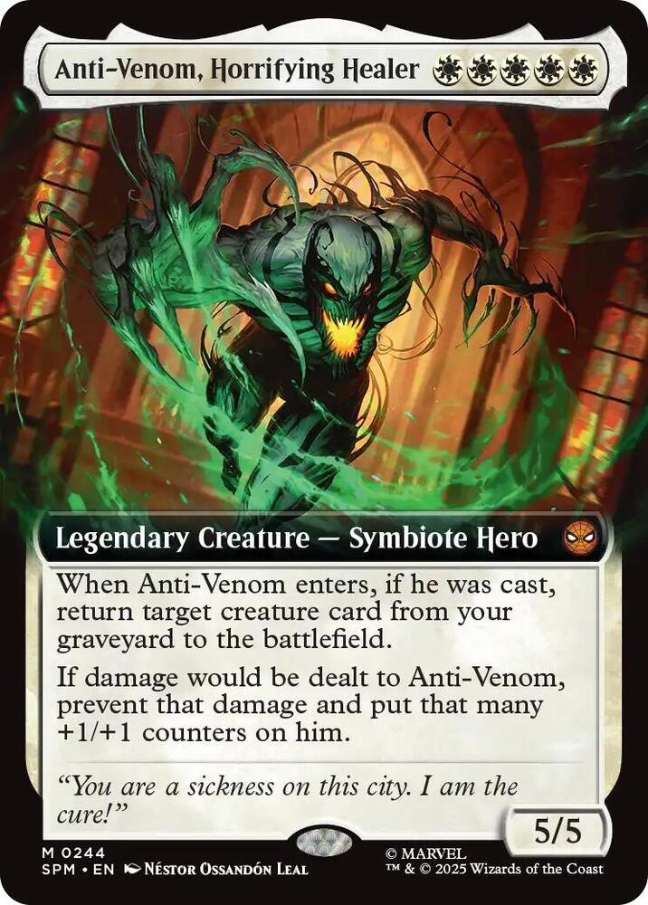 Anti-Venom, Horrifying Healer (Extended Art) (244) [Marvel's Spider-Man]