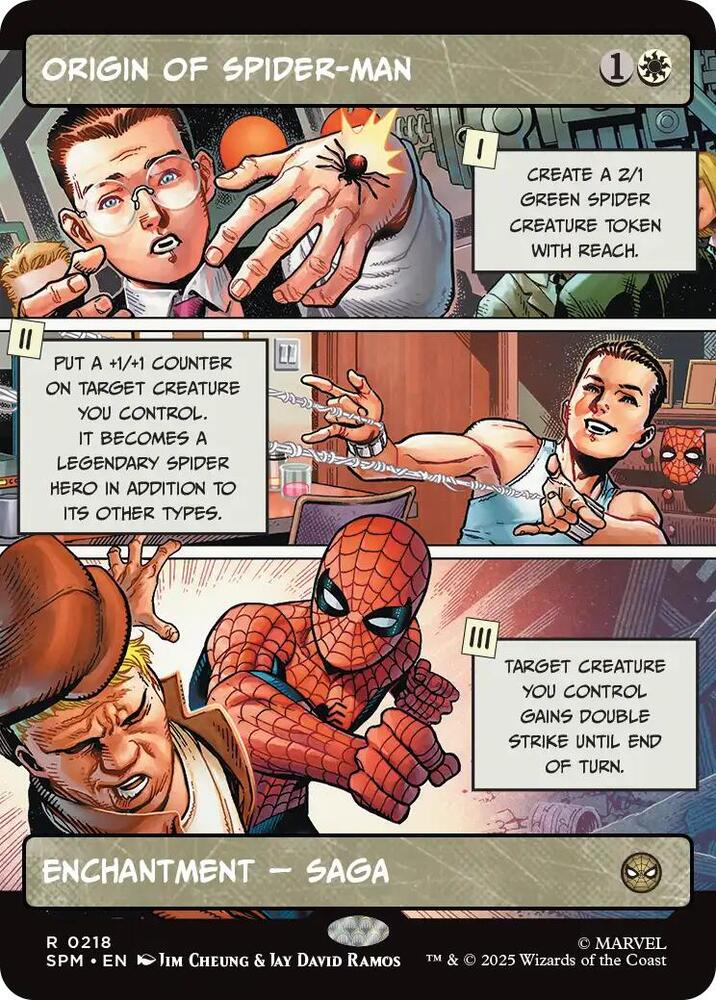 Origin of Spider-Man (Borderless) (218) [Marvel's Spider-Man]
