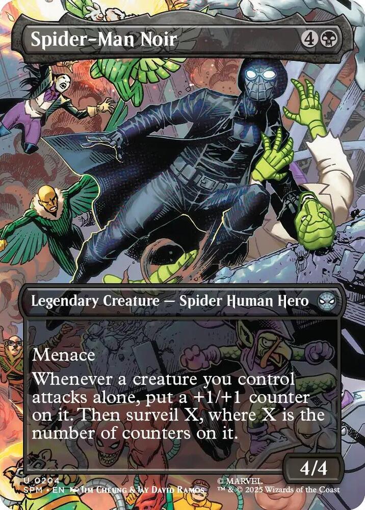 Spider-Man Noir (Borderless) (204) [Marvel's Spider-Man]