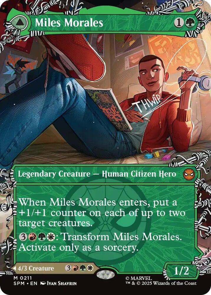 Miles Morales (0211) (Borderless) [Marvel's Spider-Man]