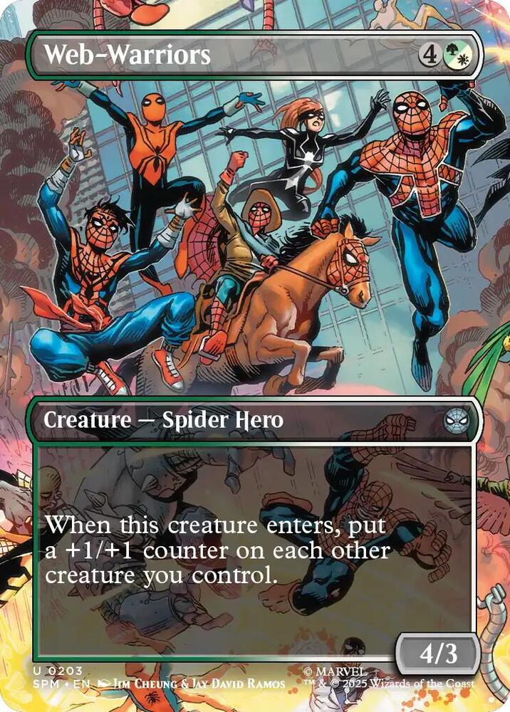 Web-Warriors (Borderless) (203) [Marvel's Spider-Man]