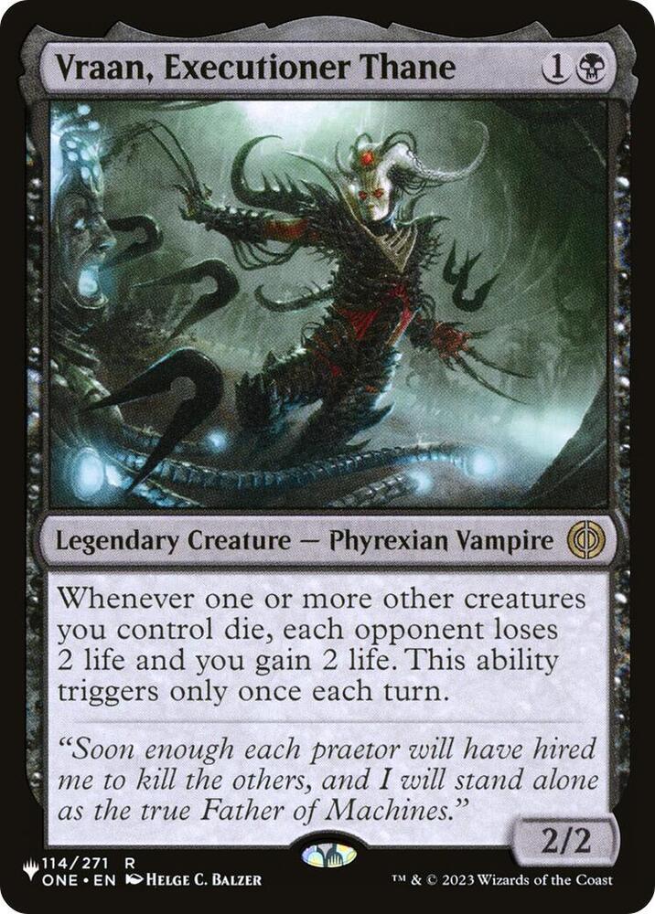 Vraan, Executioner Thane (114) [The List]