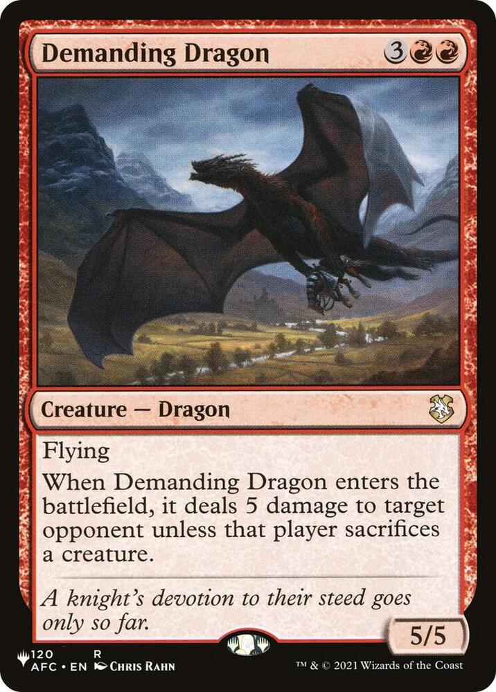Demanding Dragon (120) [The List]