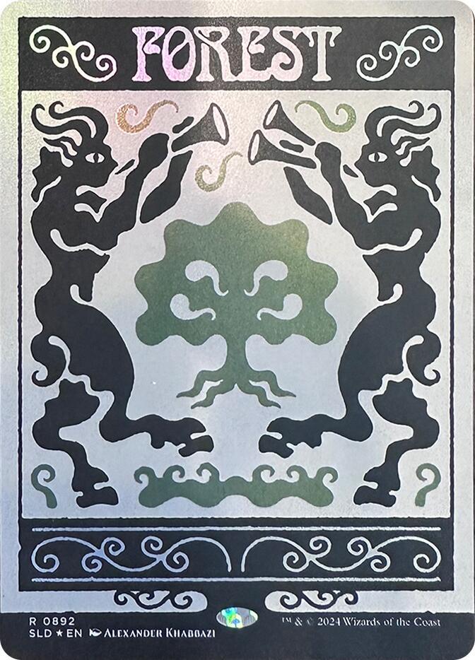 Forest (0892) (Rainbow Foil) [Secret Lair Drop]