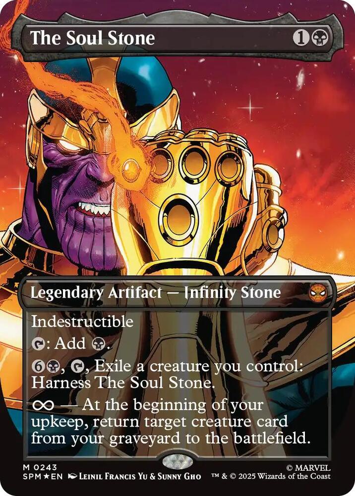 The Soul Stone (Borderless) (243) [Marvel's Spider-Man]