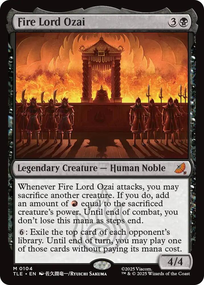 Fire Lord Ozai (104) [Avatar: The Last Airbender: Eternal-Legal]