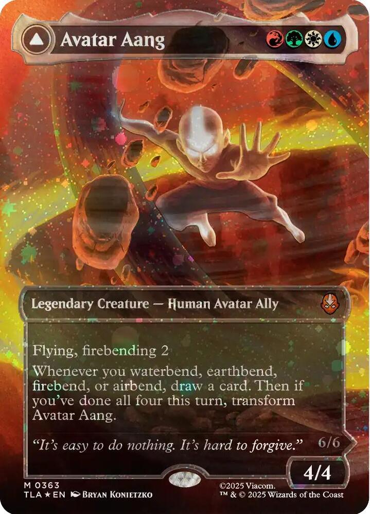 Avatar Aang (Raised Foil) (363) [Avatar: The Last Airbender]