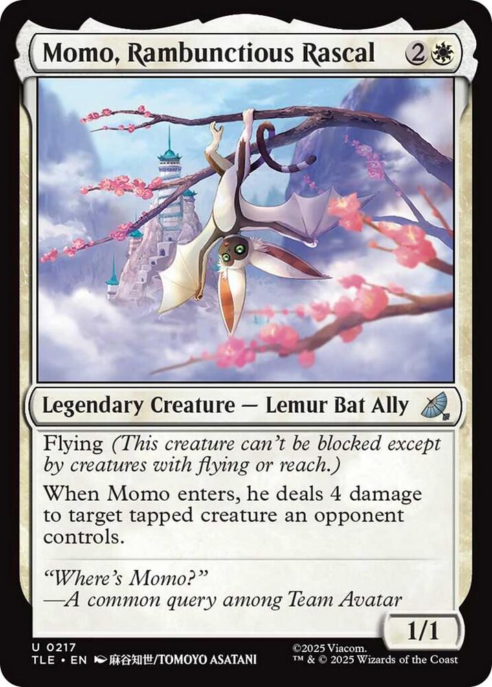 Momo, Rambunctious Rascal (0217) [Avatar: The Last Airbender: Eternal-Legal]