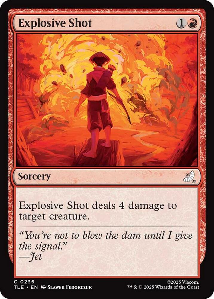 Explosive Shot (0236) [Avatar: The Last Airbender: Eternal-Legal]