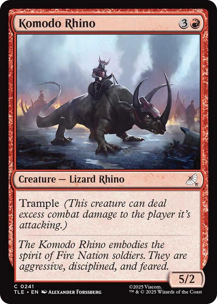 Komodo Rhino (0241) [Avatar: The Last Airbender: Eternal-Legal]