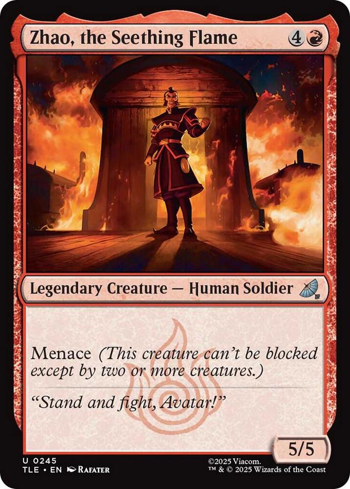 Zhao, the Seething Flame (0245) [Avatar: The Last Airbender: Eternal-Legal]