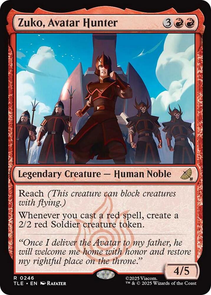 Zuko, Avatar Hunter (0246) [Avatar: The Last Airbender: Eternal-Legal]