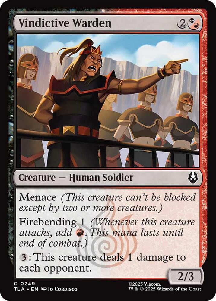 Vindictive Warden (249) [Avatar: The Last Airbender]