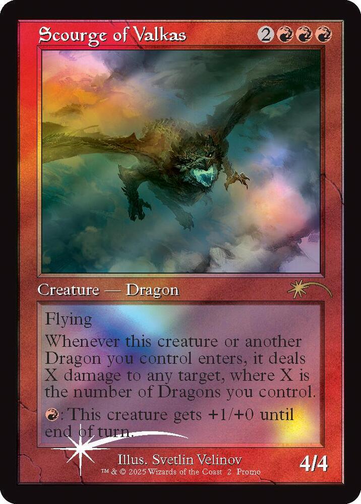 Scourge of Valkas (Retro Frame) (2) [MagicFest Cards]