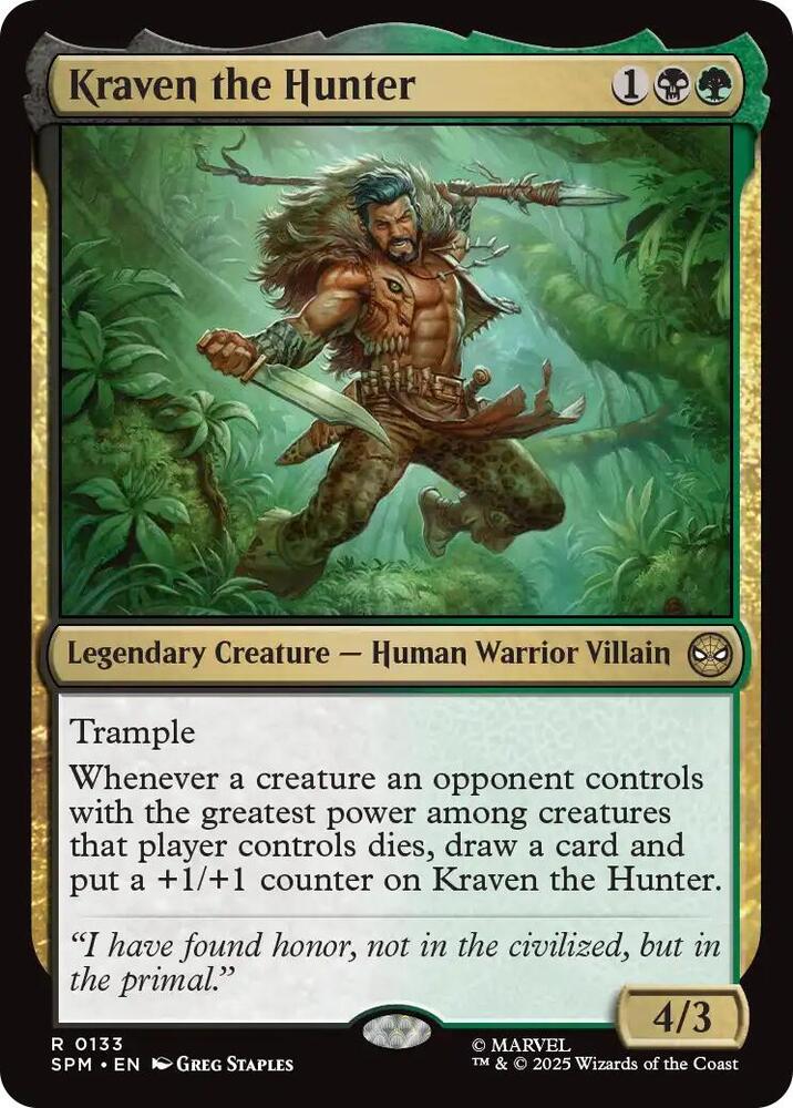 Kraven the Hunter (133) [Marvel's Spider-Man]