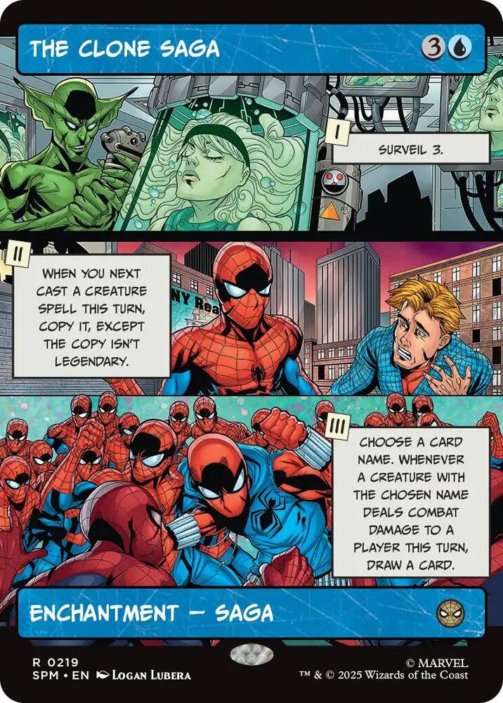 The Clone Saga (Borderless) (219) [Marvel's Spider-Man]