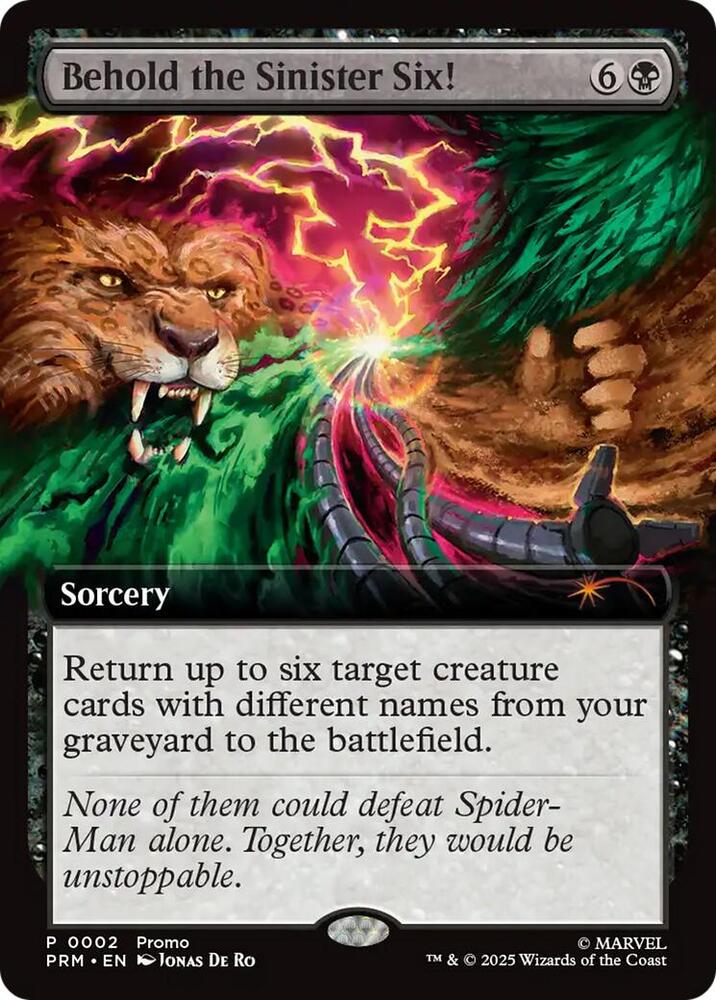 Behold the Sinister Six! (2) [Unique and Miscellaneous Promos]