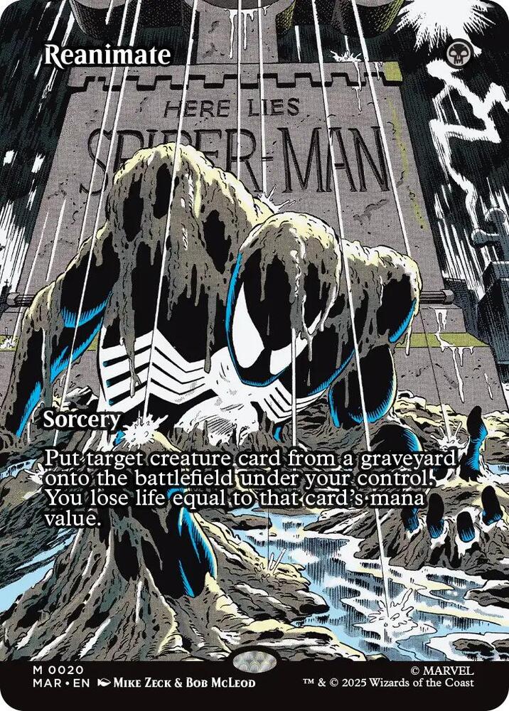 Reanimate (Borderless) (20) [Marvel Universe Eternal-Legal]