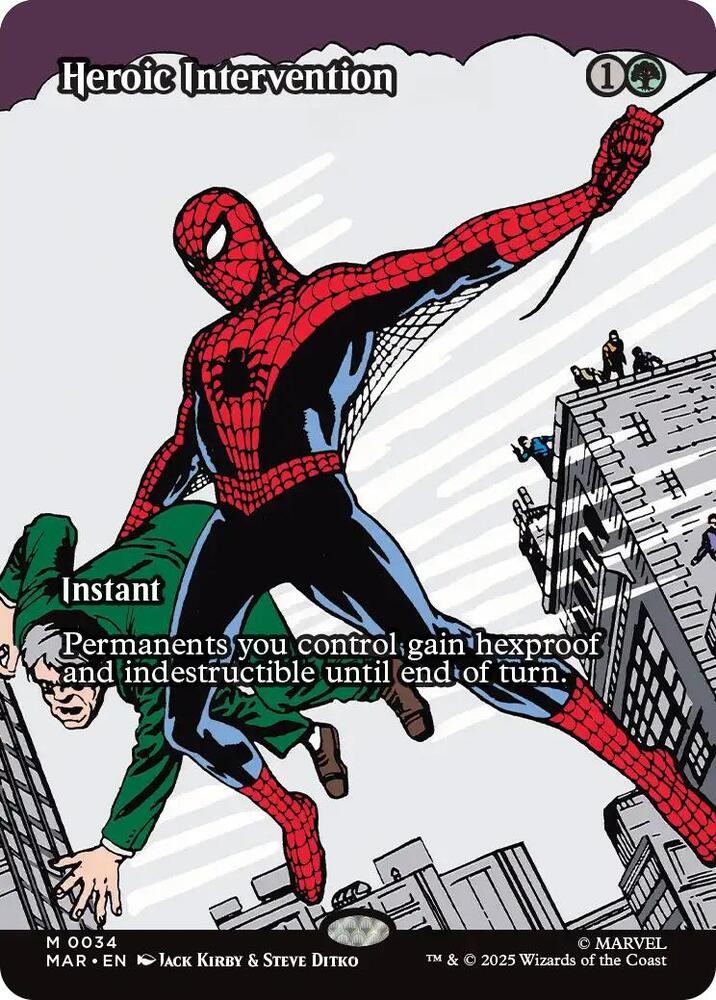 Heroic Intervention (Borderless) (34) [Marvel Universe Eternal-Legal]