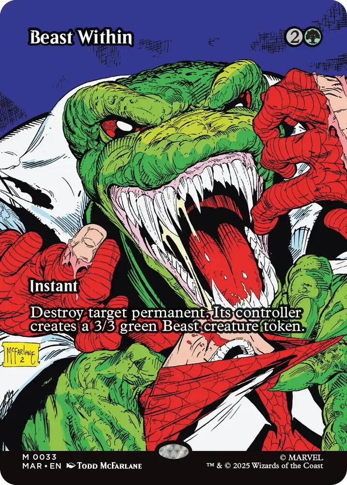Beast Within (Borderless) (33) [Marvel Universe Eternal-Legal]