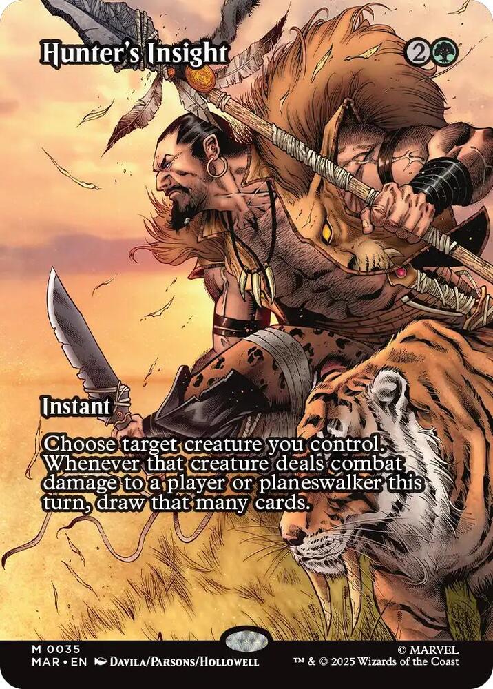 Hunter's Insight (Borderless) (35) [Marvel Universe Eternal-Legal]