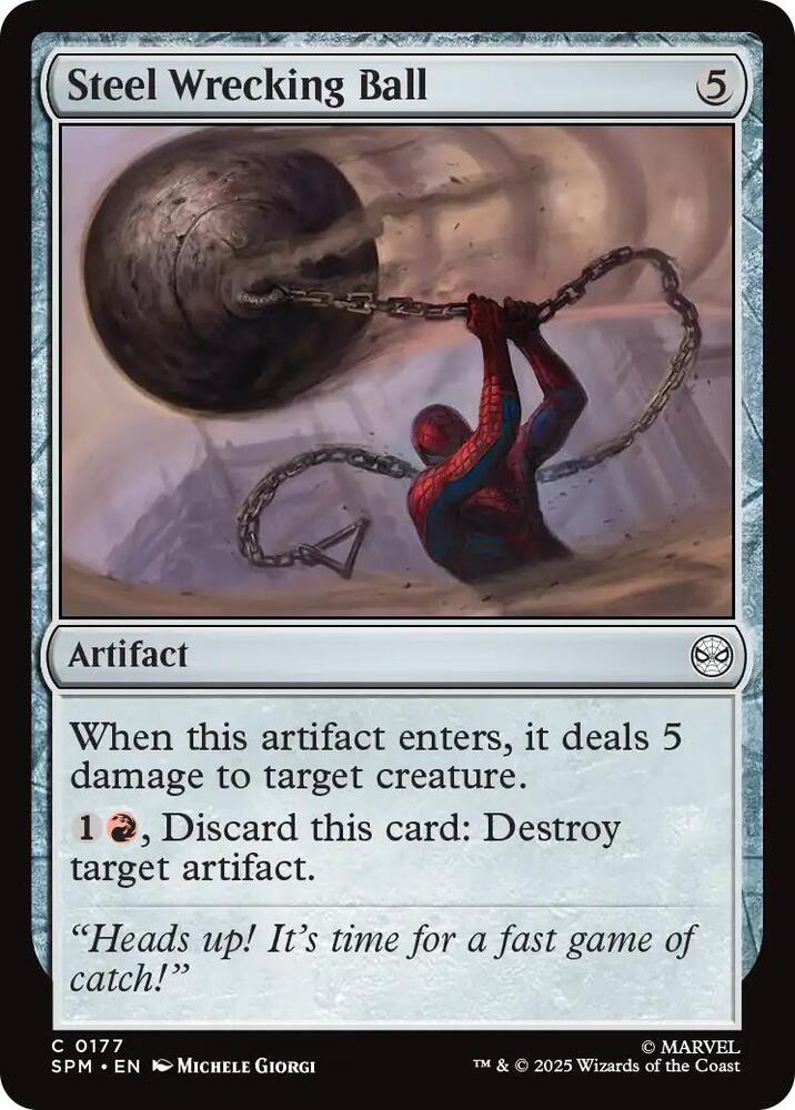 Steel Wrecking Ball (177) [Marvel's Spider-Man]