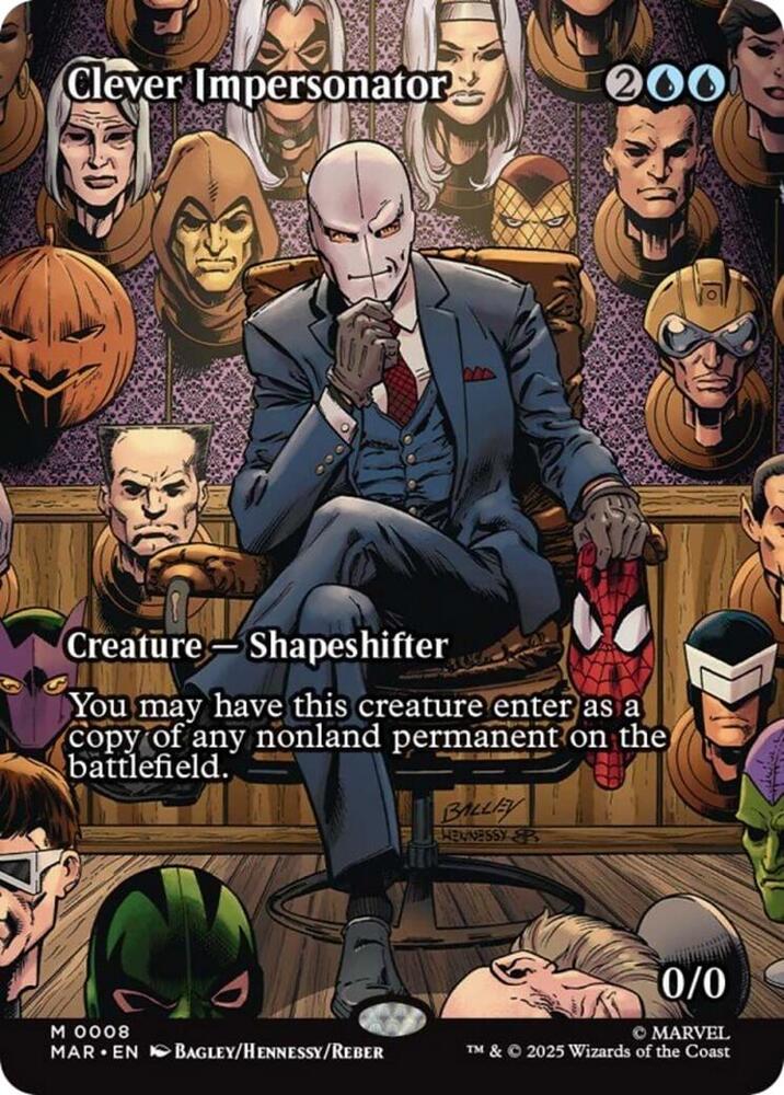 Clever Impersonator (Borderless) (8) [Marvel Universe Eternal-Legal]