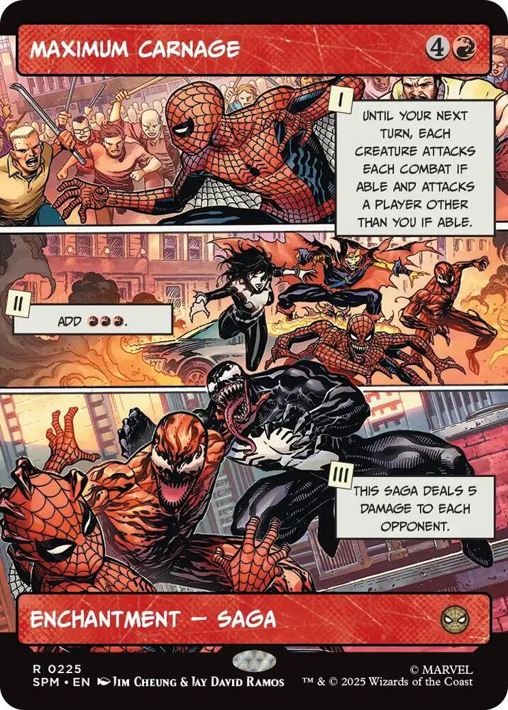 Maximum Carnage (Borderless) (225) [Marvel's Spider-Man]