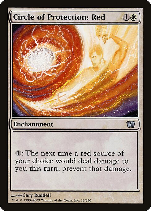 Circle of Protection: Red (13★) [Eighth Edition]