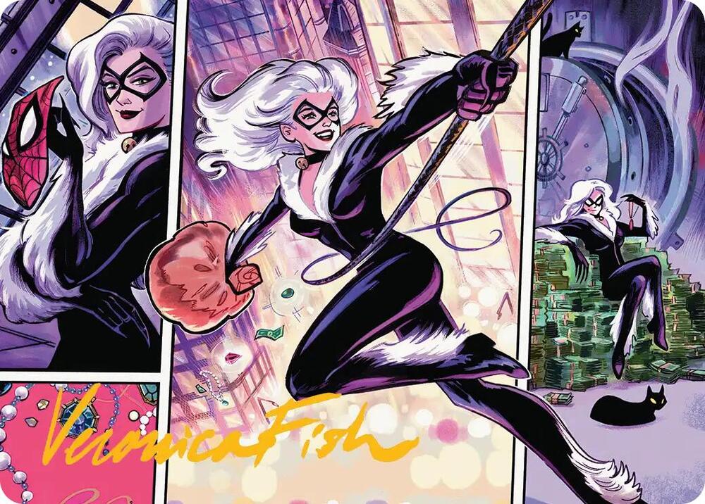 Black Cat, Cunning Thief Art Card (Gold-Stamped Signature) (44) [Marvel's Spider-Man Art Series]