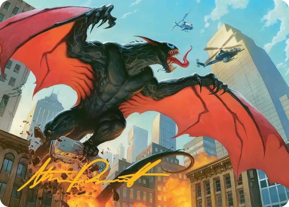 Grendel, Spawn of Knull Art Card (Gold-Stamped Signature) (54) [Marvel's Spider-Man Art Series]