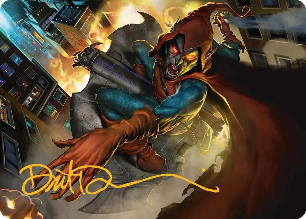 Hobgoblin, Mantled Marauder Art Card (Gold-Stamped Signature) (15) [Marvel's Spider-Man Art Series]