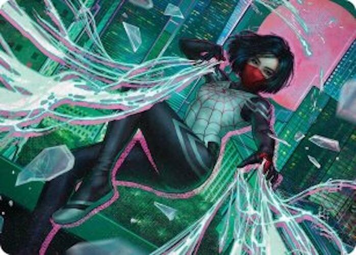 Silk, Web Weaver Art Card (29/54) [Marvel's Spider-Man Art Series]