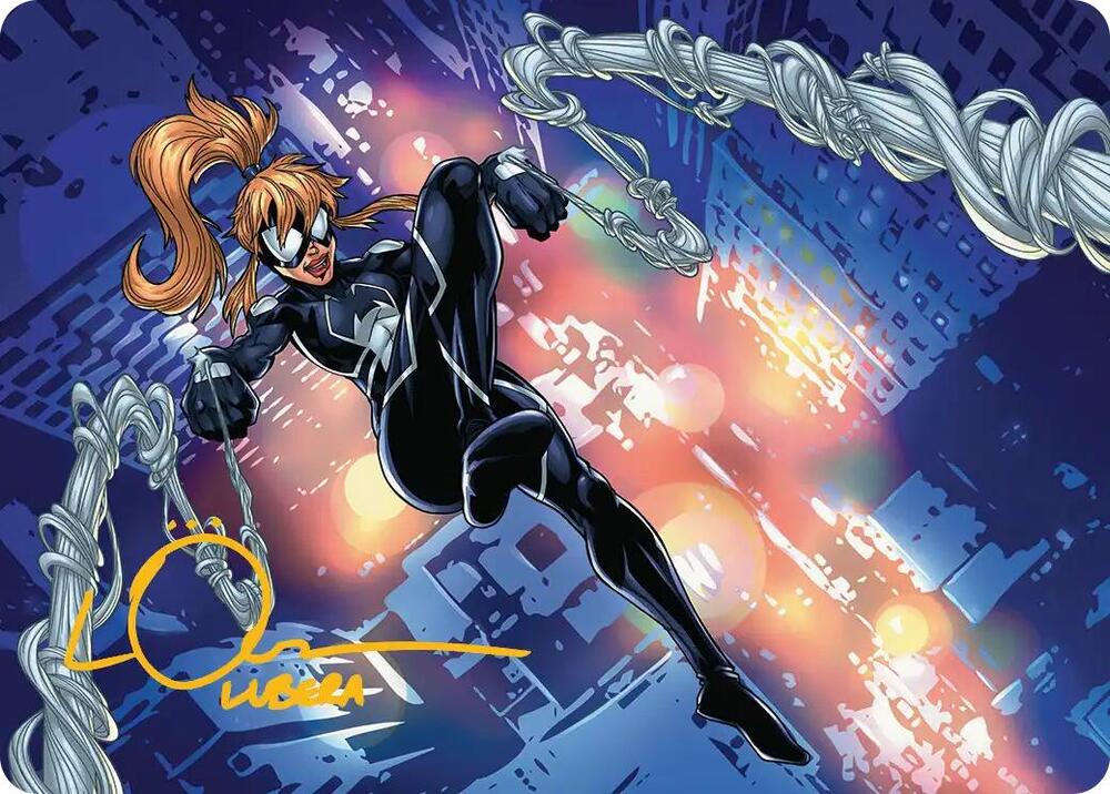 Arana, Heart of the Spider Art Card (Gold-Stamped Signature) (37) [Marvel's Spider-Man Art Series]