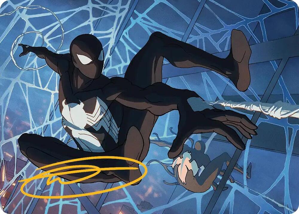 Symbiote Spider-Man Art Card (Gold-Stamped Signature) (40) [Marvel's Spider-Man Art Series]