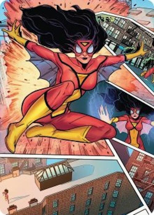 Spider-Woman, Stunning Savior Art Card (51) [Marvel's Spider-Man Art Series]