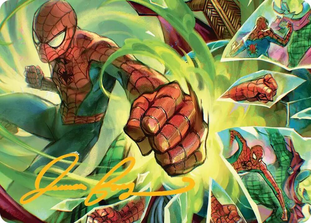 Kapow! Art Card (Gold-Stamped Signature) (17) [Marvel's Spider-Man Art Series]