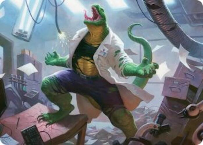 Lizard, Connors's Curse Art Card (18) [Marvel's Spider-Man Art Series]