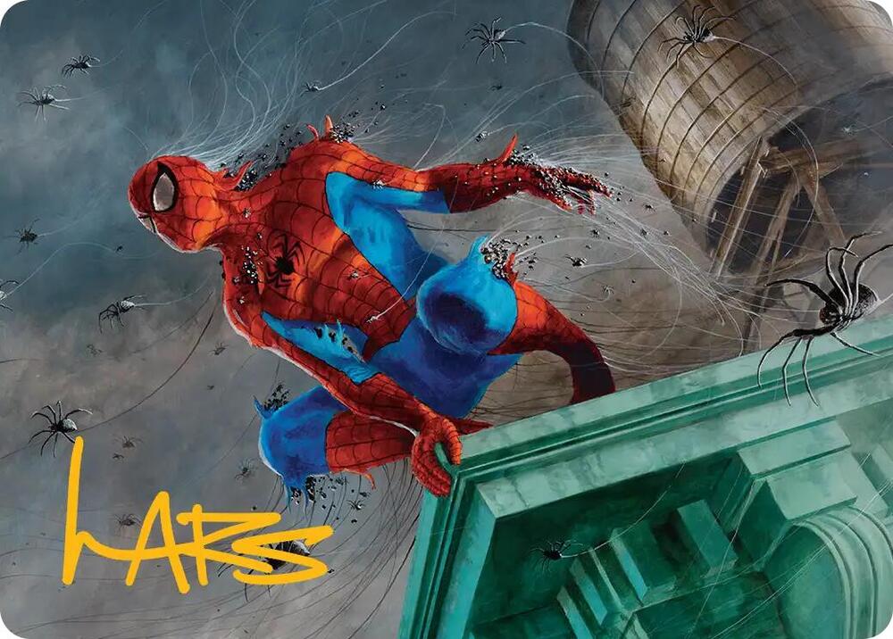 Spiders-Man, Heroic Horde Art Card (Gold-Stamped Signature) (21) [Marvel's Spider-Man Art Series]