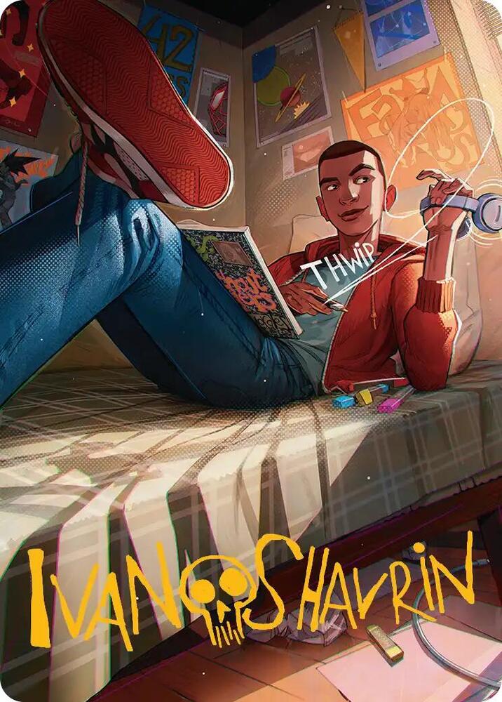 Miles Morales Art Card (Gold-Stamped Signature) (35) [Marvel's Spider-Man Art Series]