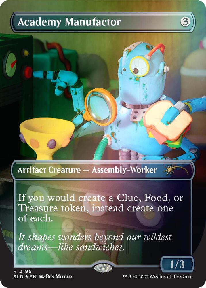 Academy Manufactor (2195) (Rainbow Foil) [Secret Lair Drop]