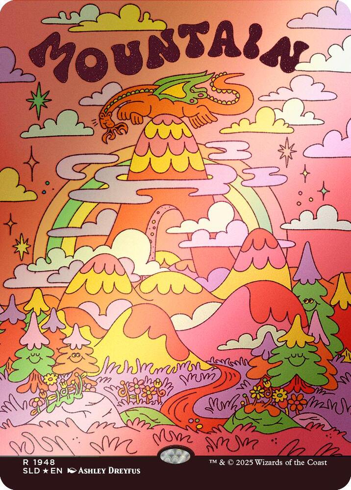 Mountain (1948) (Rainbow Foil) [Secret Lair Drop]