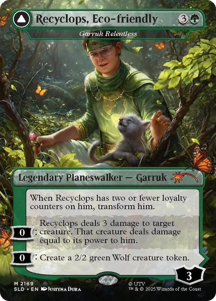 Recyclops, Eco-friendly - Garruk Relentless (2169) [Secret Lair Drop]