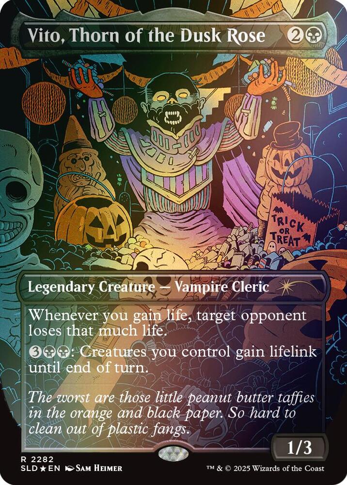 Vito, Thorn of the Dusk Rose (Rainbow Foil) (2282) [Secret Lair Drop]
