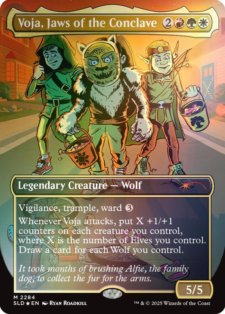 Voja, Jaws of the Conclave (Rainbow Foil) (2284) [Secret Lair Drop]