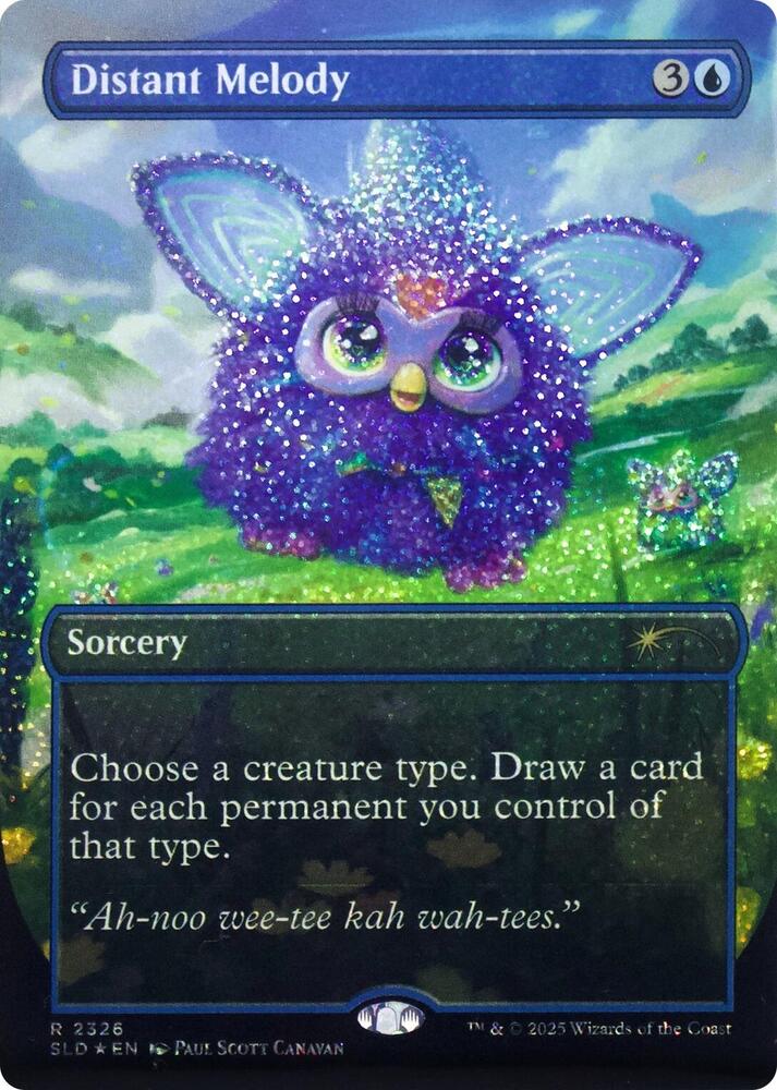 Distant Melody (2326) (Confetti Foil) [Secret Lair Drop]