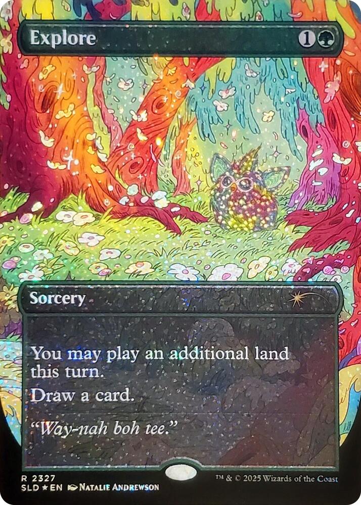 Explore (2327) (Confetti Foil) [Secret Lair Drop]