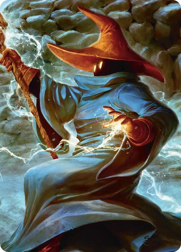 The Destined Black Mage Scene Art Card (6) [Final Fantasy Art Series]