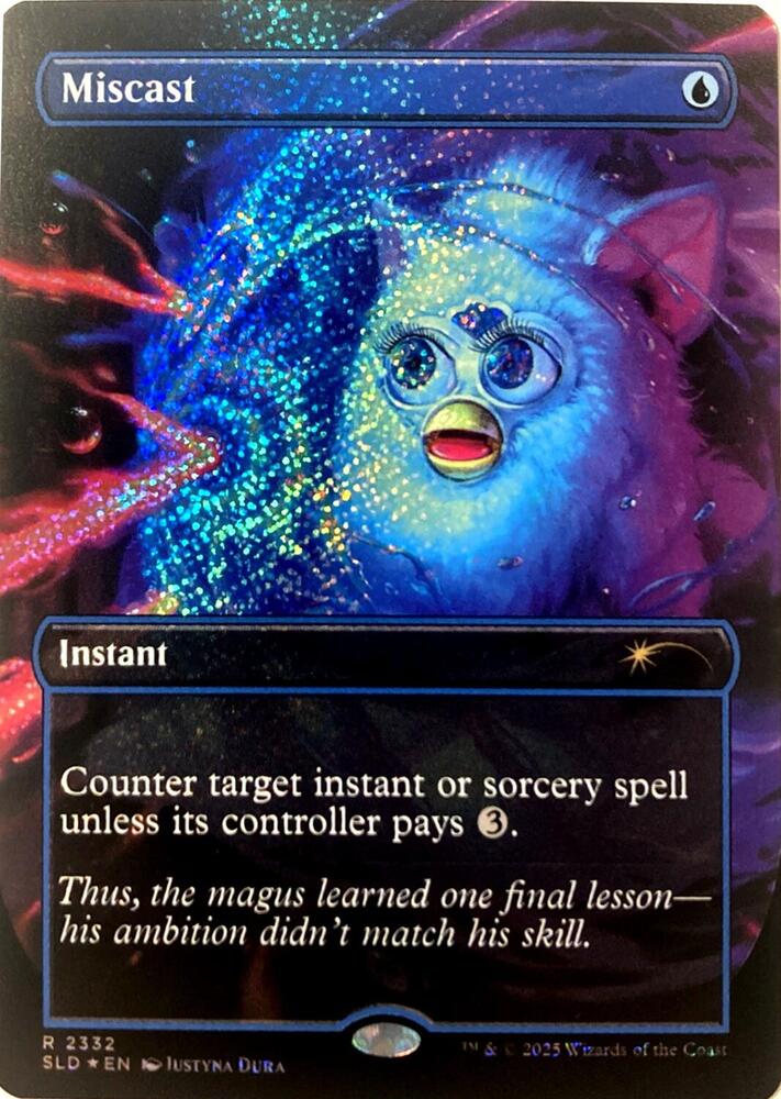Miscast (Confetti Foil) (2332) [Secret Lair Drop]