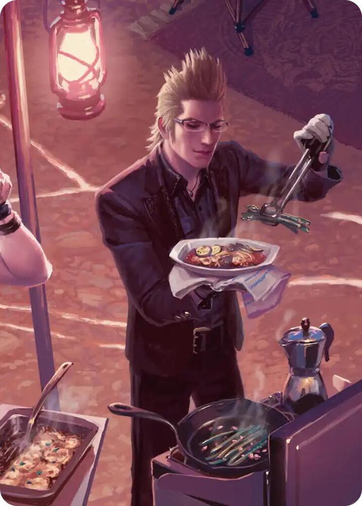 Campsite Cuisine Scene Art Card (23) [Final Fantasy Art Series]